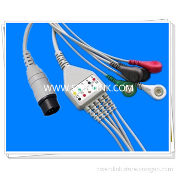 Nihon Kohden BSM7105K Patient Monitor ECG Cables